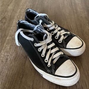 Black Gingham Converse